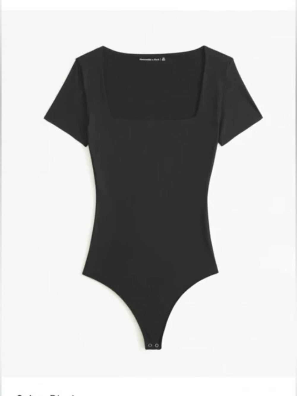 Abercrombie Women's Short-Sleeve Seamless Squareneck Bodysuit